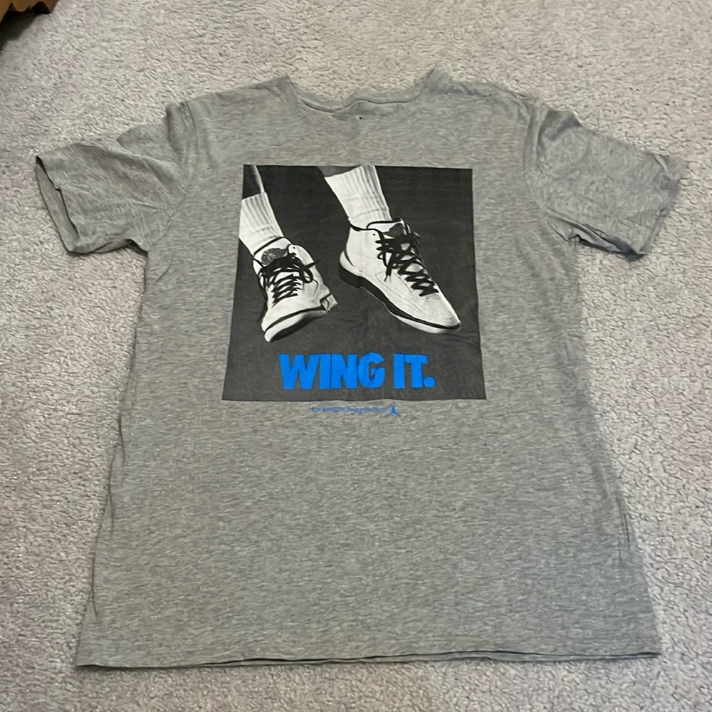 Air Jordan Wing it grey tee
